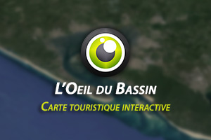 Création Site internet : L'oeil du Bassin - Carte touristique interactive